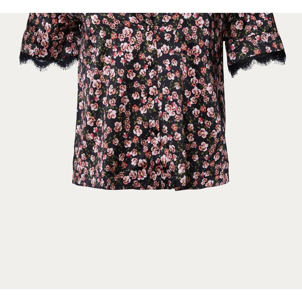 NEW CAMI NYC adele sleepwear shirt in pansy